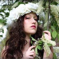 1 rose floral flower garland crown headband hair band bridal festival holiday 