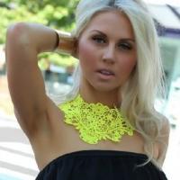 2014 new hot diy fashion neon color lace necklace false collar jewelry lace party necklace ln95