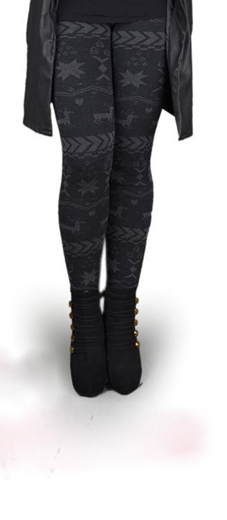 2014 new winter women s warm leggings knitted thick slim leggings super elastic casual pant xxl