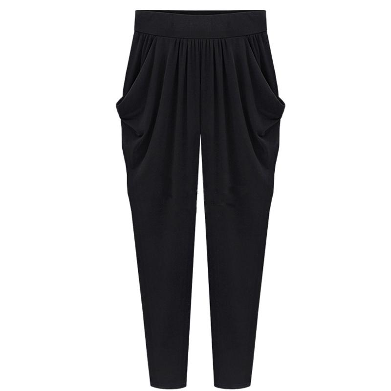 2016 summer plus size xl 5xl casual loose stretch women palazzo pants pocket harem style dollar 1