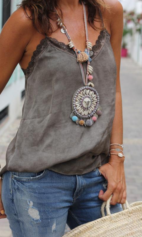 2017 chaude boho col argent d claration collier bijoux pour femmes mode vintage style ethnique boh