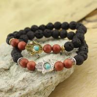 2017 lava pierre yoga d nergie perl bracelet antique or argent hamsa main de mode bijoux jpg 640x640