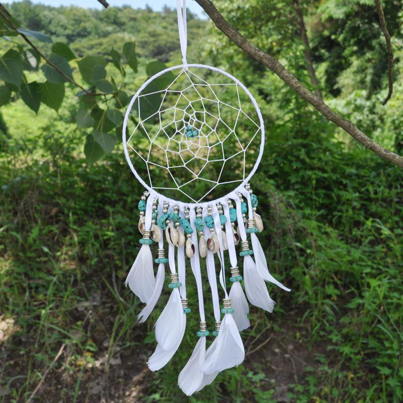Artilady hand made wall hang feather decoration 1