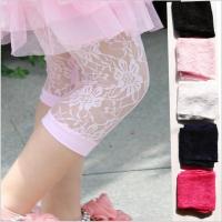 Children s pants 2016 new summer korean all match lace girl calf length pencil pant cotton