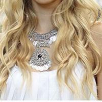 Fashion collier femme 2016 women bohemian vintage maxi necklace collar bijoux ethnic jewelry tassel coin statement 1