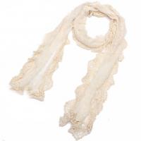 Femmes dentelle cape charpe ultra longue en soie de lait gland d coupe crochet cashers en 1