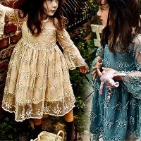 Filles de dentelle d t robe b b tutu robes pour enfants formelle de f te