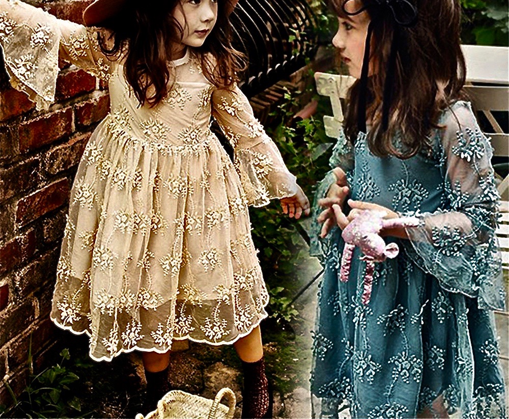 Filles de dentelle d t robe b b tutu robes pour enfants formelle de f te