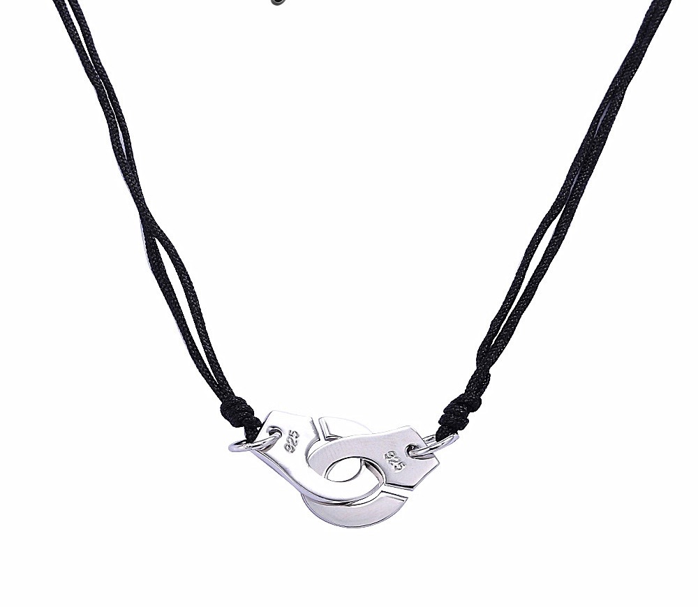 Moonmory france c l bre bijoux 925 sterling argent menottes pendentif et collier pour les femmes