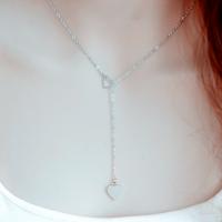 Nouveau mode la mode bijoux cuivre coeur cha ne lien collier cadeau pour les femmes fille 1