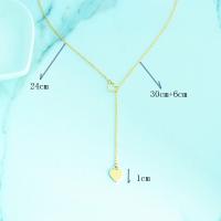 Nouveau mode la mode bijoux cuivre coeur cha ne lien collier cadeau pour les femmes fille 2