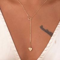 Nouveau mode la mode bijoux cuivre coeur cha ne lien collier cadeau pour les femmes fille
