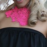 Promotion fashion neon color lace necklace false choker collar jewelry for women 2015 z1t1c
