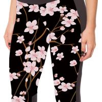 Sexy women s 7 point pants women legging galaxy winter flower digital print women high waist