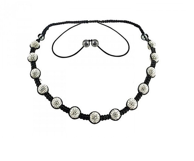Shamballa necklace wholesale free shipping new shamballa necklace micro pave cz disco ball bead cjn 018