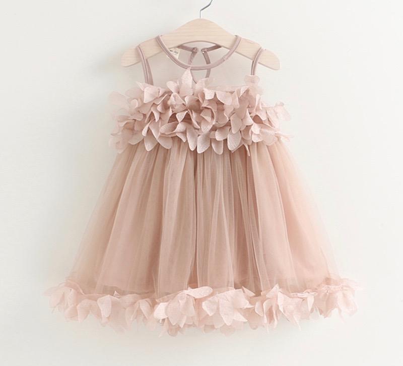 Sotida girls dresses 2017 sweet princess dress baby kids girls clothing wedding party dresses children clothing