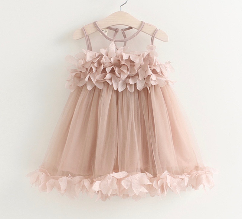 Sotida girls dresses 2017 sweet princess dress baby kids girls clothing wedding party dresses children clothing