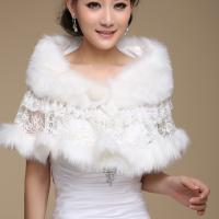 Wedding bolero outerwear wedding accessories urged wrap bride formal winter cape bride fur shawl wedding jackets