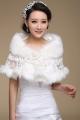 Wedding bolero outerwear wedding accessories urged wrap bride formal winter cape bride fur shawl wedding jackets