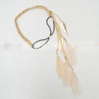 Women indian peacock feather tassels weave headdress hippie headband gift extension forehead hair head band 1