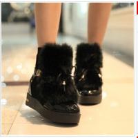 Women winter shoes fashion elegant lady s short boots winter warm fur women ankle boots warm