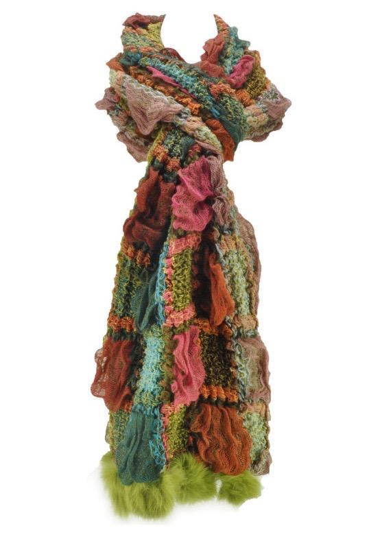 Yilian marque 6 couleurs chaud foulards nouvelle arriv e femmes plicatif bloc de couleur tricot charpe